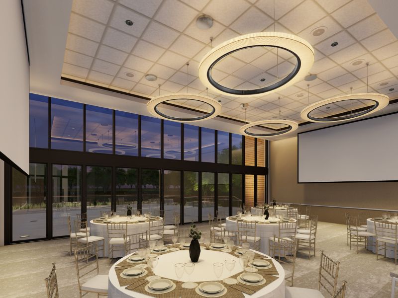 Interior View of Large Event Space